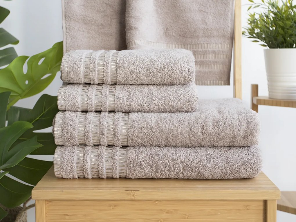 WALIA® Froté uterák BARD - latté 50x90 cm
