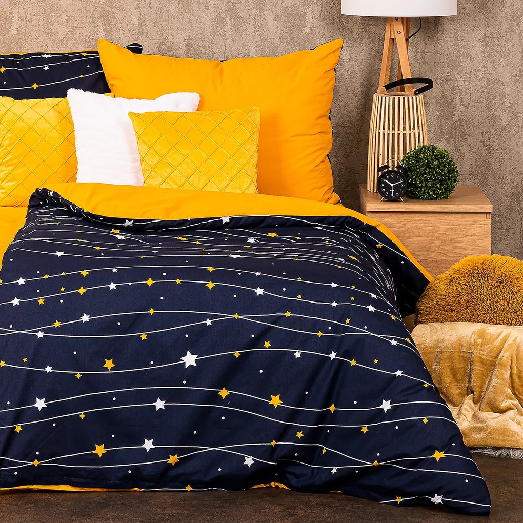 4Home Bavlnené obliečky Night sky, 160 x 200 cm, 70 x 80 cm