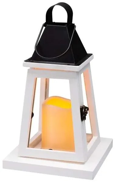 LED lampáš 33cm drevený