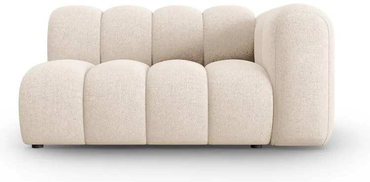 Krémovobiely modul pohovky (pravý roh) Lupine – Micadoni Home