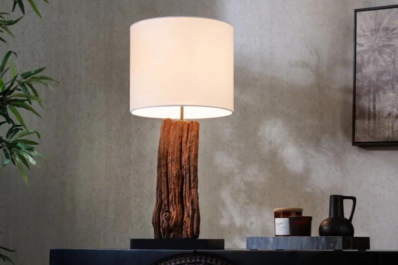 Stolná lampa Rousilique 60cm naplavené drevo