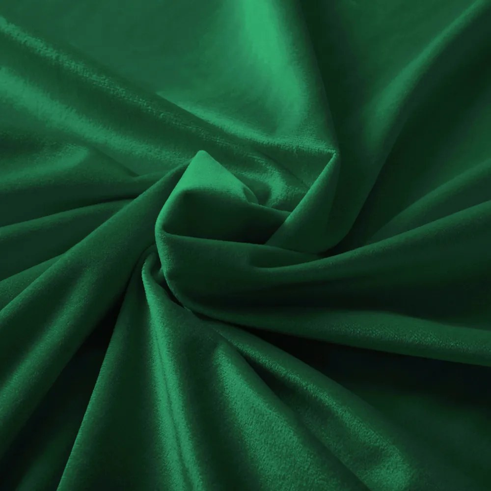 Biante Veľký zamatový štvorcový obrus Velvet Prémium SVP-032 Zelený 160x160 cm
