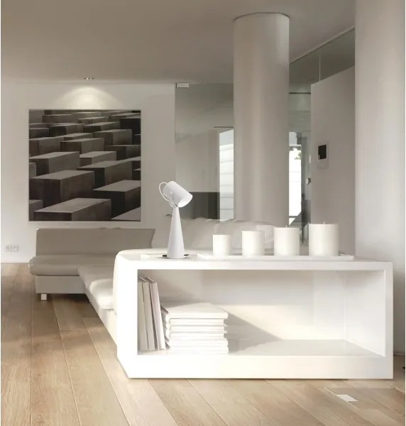 Kanlux 36260 - Stolová lampa LARATA 1xE27/5W/230V biela