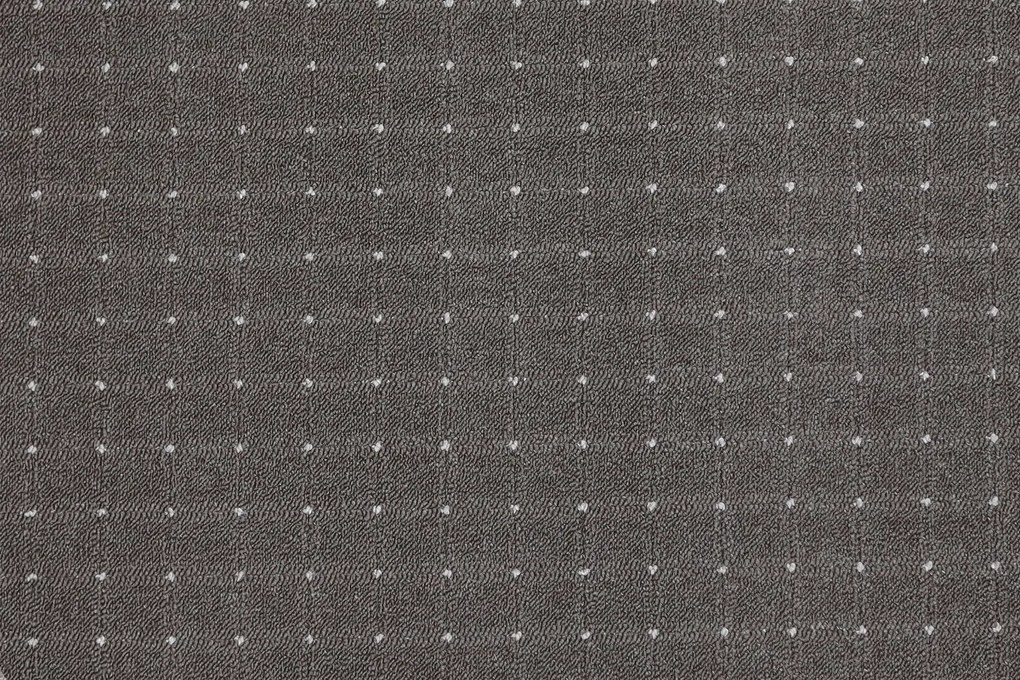 Condor Carpets 80x80 (průměr) kruh cm Kusový koberec Udinese hnedý kruh, hnedá, chodba / predsieň
