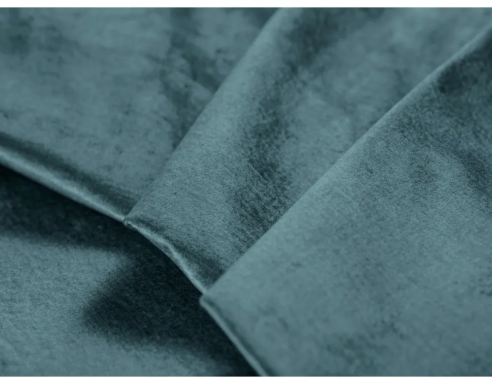 Modrá zamatová rozkladacia pohovka Milo Casa Luca