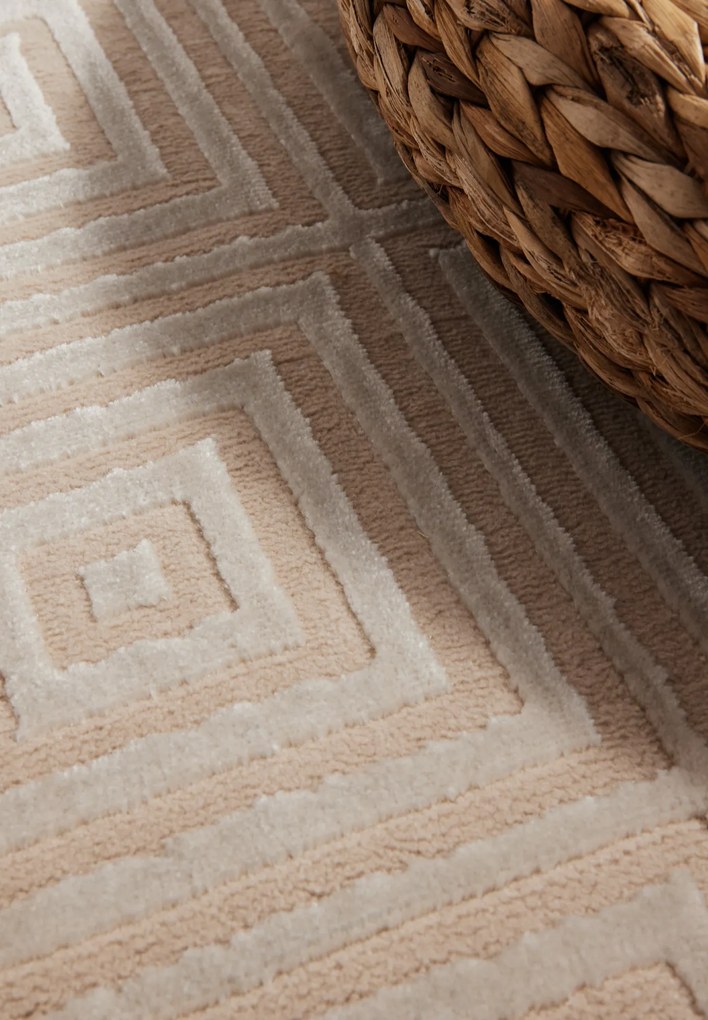 Behúň Perles 106183 Cream Beige z kolekcie Elle, 80x240, béžová, obývacia izba, ELLE Decoration