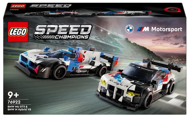 Lego®  Speed Champions 76922 Pretekárske autá BMW M4 GT3 a BMW M Hybrid V8  (100378747)