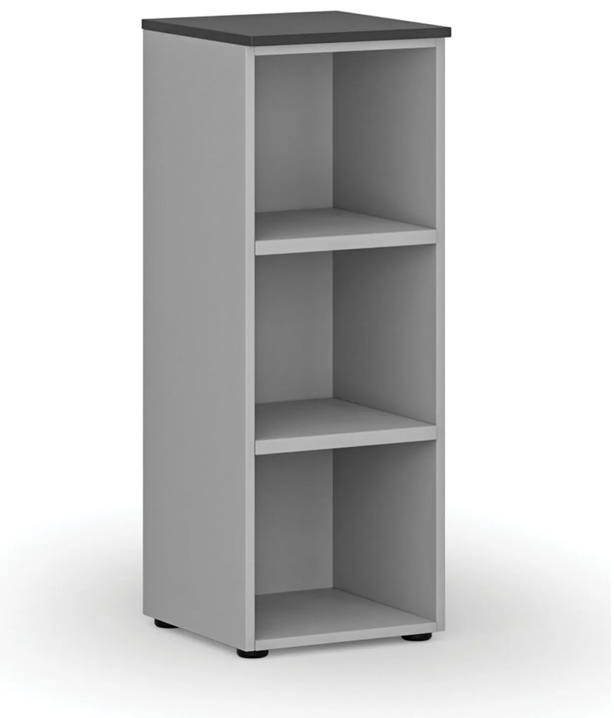 Kancelársky regál PRIMO GRAY, 400 x 420 x 1087 mm, sivá/grafit