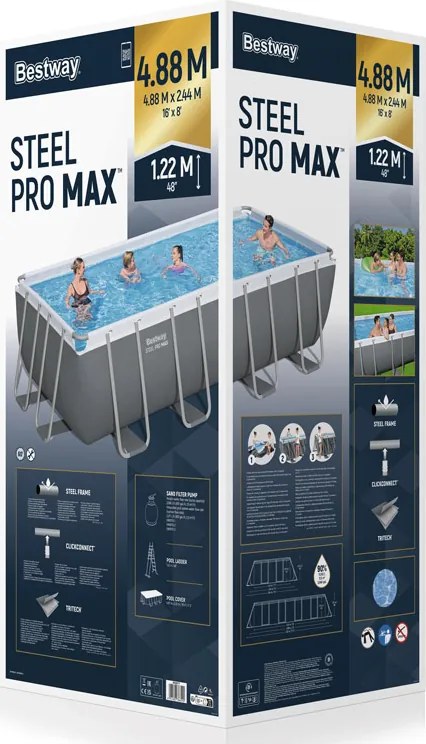 Bestway FRAME bazén 488x244x122cm 11v1 56671