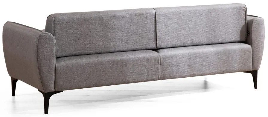 Trojmiestna rozkladacia pohovka Belissimo 220 cm sivá