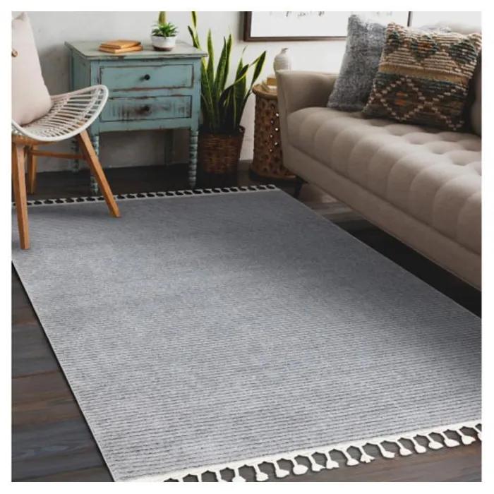 Kusový koberec Saos šedý 240x330cm