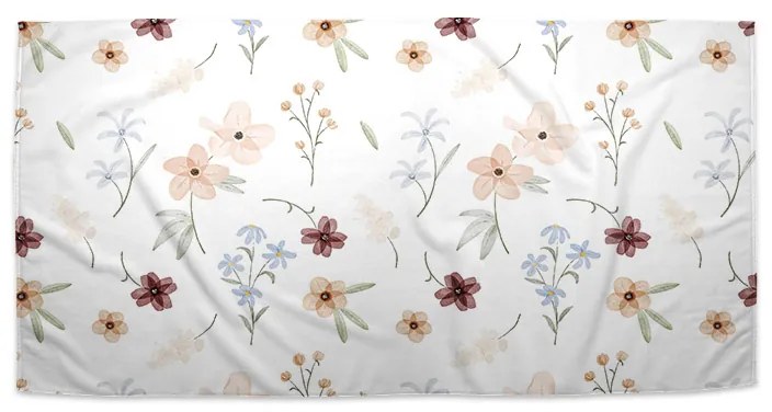 Sablio Uterák Romantické kvety - 70x140 cm