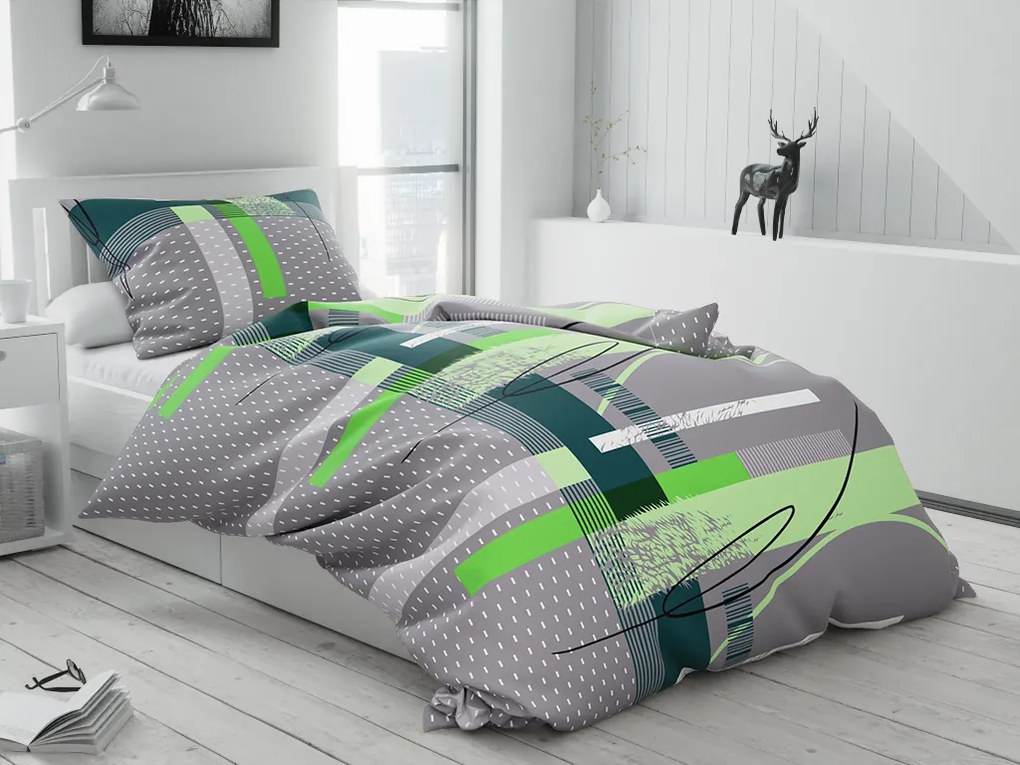 Bavlnené obliečky MILLA sivé