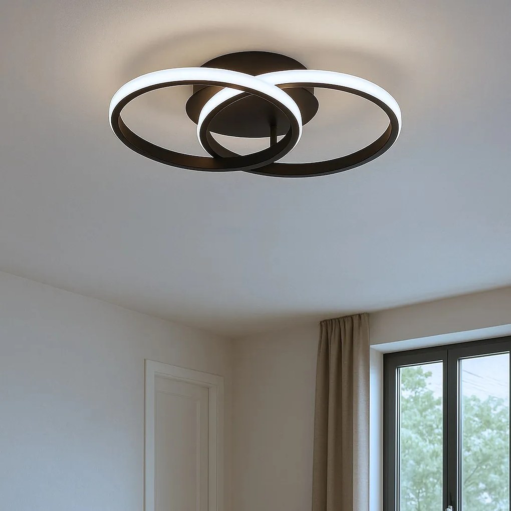 Stropné LED svietidlo Titano, 2x LED 12w, 4000k, b