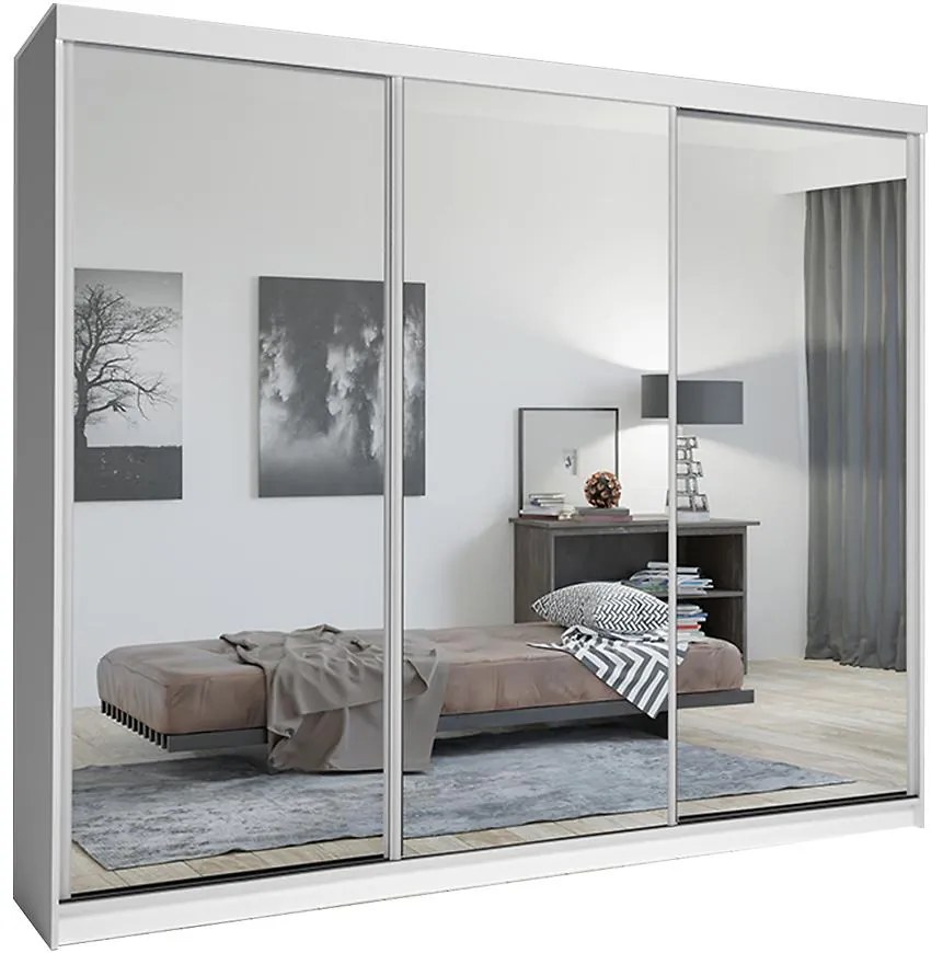 Lux 250 Biely + 3 x Zrkadlo