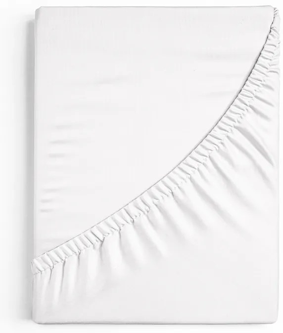 Bavlnená plachta s gumou 180x200 cm biela