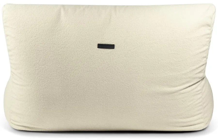 Krémový sedací vak z textílie buklé Sofa Seat Lounge – SLOWDOWN