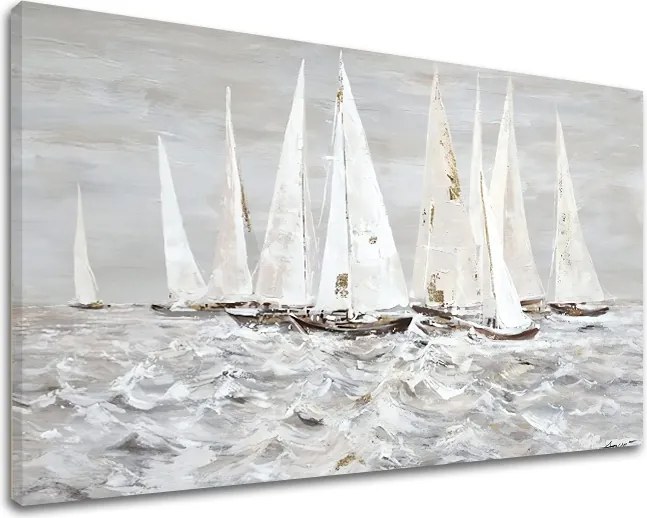 Obraz na plátne PLACHETNICE NA MORI