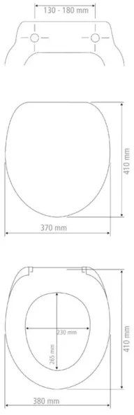 WENKO 25171100-WC toaletné sedadlo PRIMA 37x41 cm zelená/strieborná