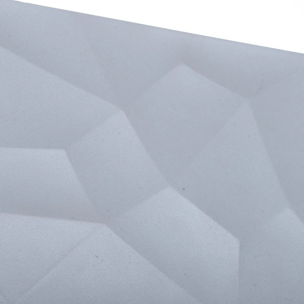EUlight Exteriérové nástenné LED svietidlo Cracks, 1x LED 10w, biele