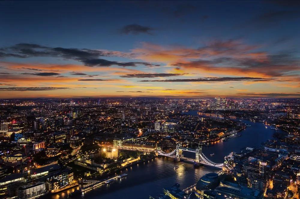 Fototapeta nočný pohľad na Londýn
