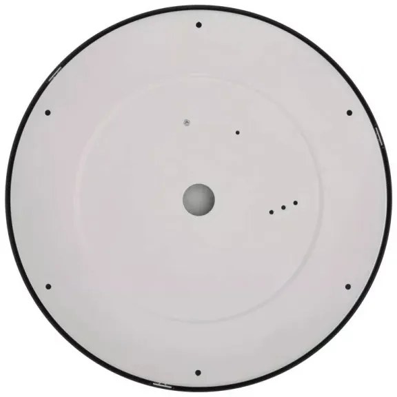 LED Stropné svietidlo LED/28,5W/230V 3000/3500/4000K pr. 30 cm čierna