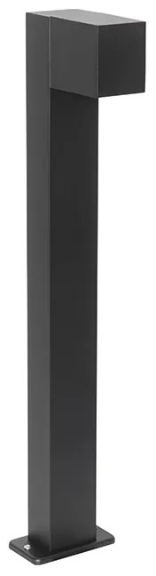 Priemyselná vonkajšia stojaca lampa čierna 65 cm IP44 - Baleno