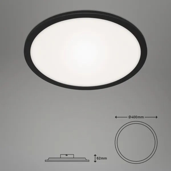 Briloner 7168-015 - LED Stm. stropné svietidlo PIATTO LED/22W/230V čierna + DO