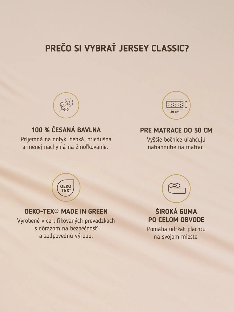 Jersey plachta Classic 180 × 200 cm - tmavo zelená