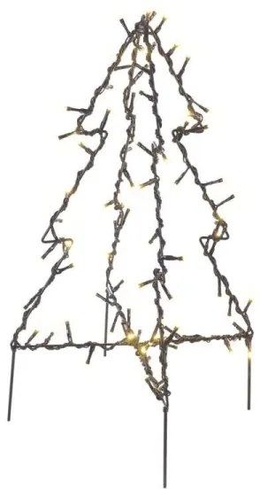 LED Vianočná vonkajšia dekorácia 90xLED/1,2W/230V IP44 stromček