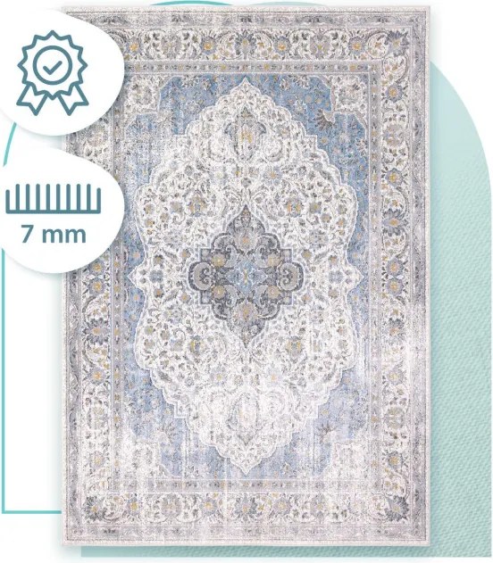 Koberec Agnella Soft Skjern sivý