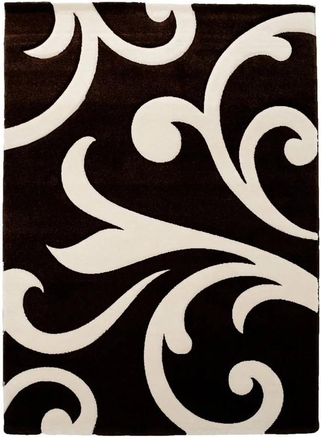 Čierny koberec Tomasucci Damasko, 60 x 110 cm