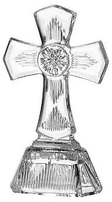 Crystal Bohemia sklenený kríž Cross 175 mm