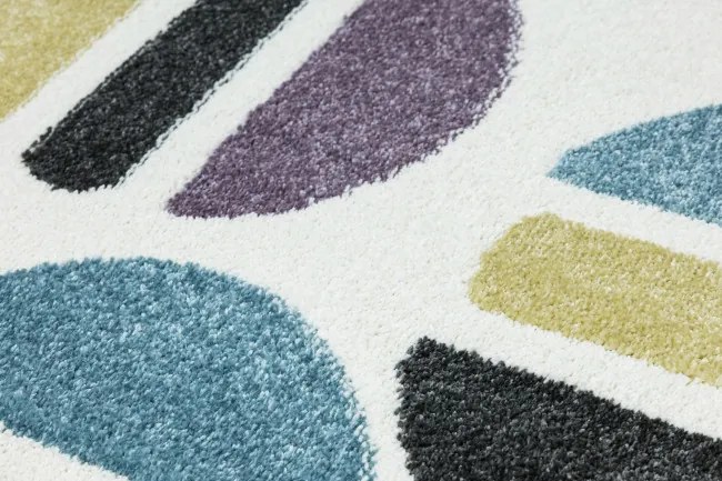 Koberec LIMA M045A ružový / modrý / krémový