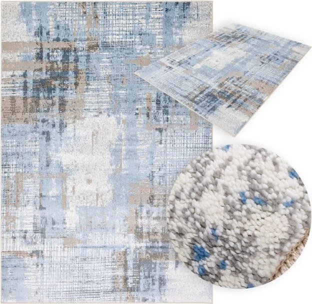 Koberec Agnella Soft Shrink Brando Lazur