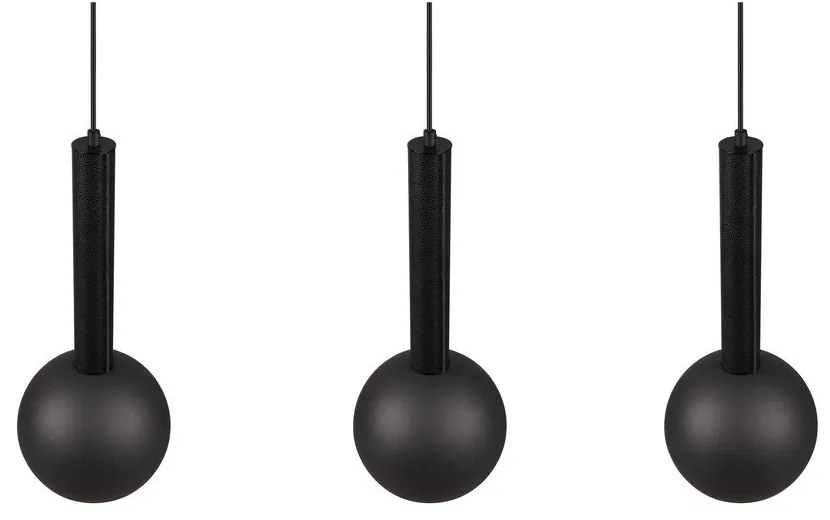 Čierne závesné svietidlo Ciliana – CINQUE