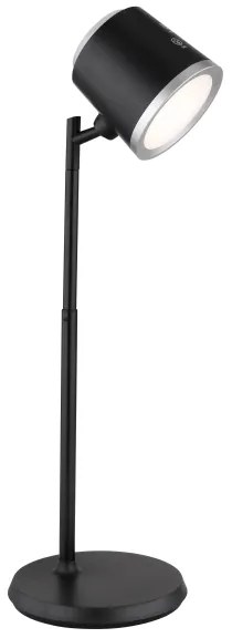 Globo 58454B - LED stmievateľná dotyková stolná lampa MEEYA LED/6W/3,7V čierna