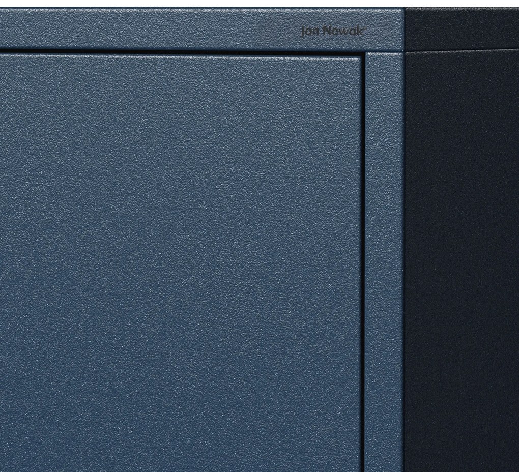 Komoda CARLA, 800 x 1015 x 400 mm, Modern: tmavomodrá farba