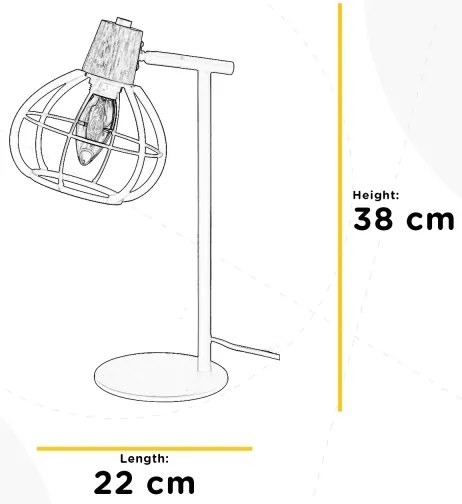 ONLI - Stolná lampa GINGER 1xE14/6W/230V