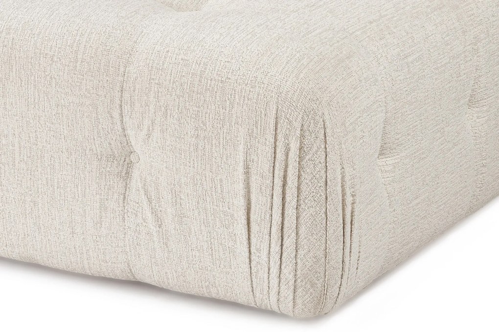 Doblo 3 Seat with Pouffe ( L1-O1-1R-Pouffe) - Krém