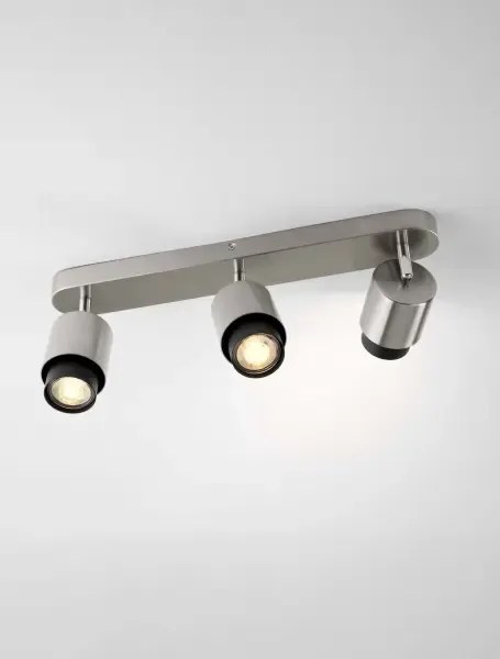 LED nikel designové stropné svietidlo Ison 3