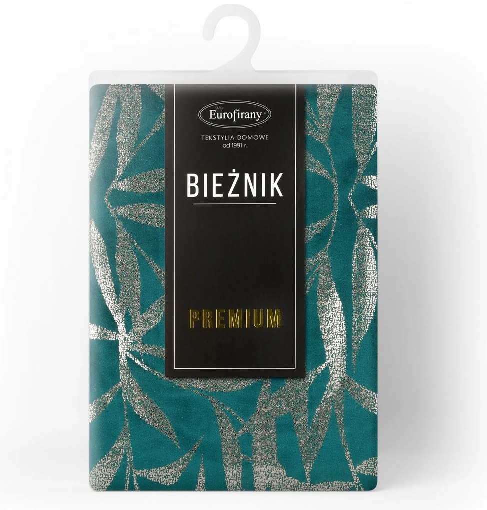 OBRUS BLINK 15 35X220 CM TMAVOTYRKYSOVÝ