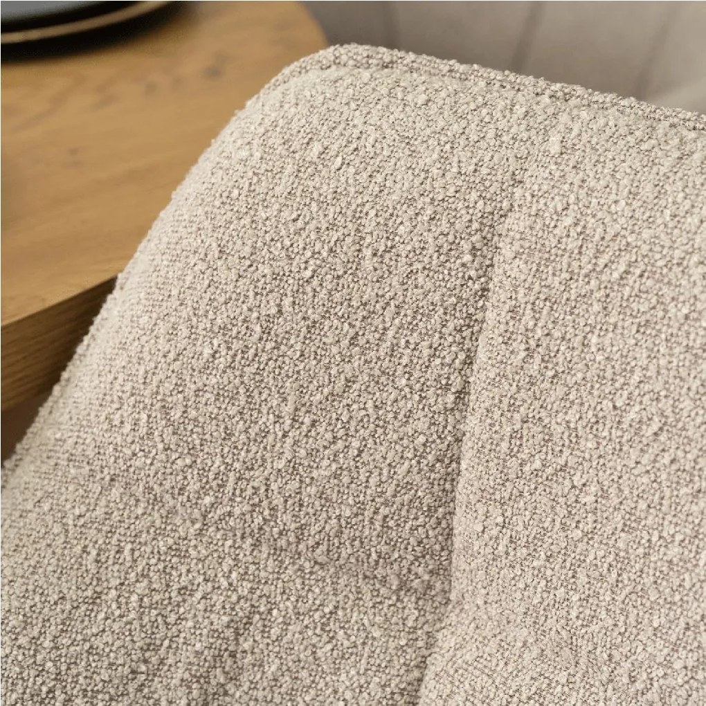 PROXIMA.store - Člúnená otočná stolička PEONY FARBA: béžová