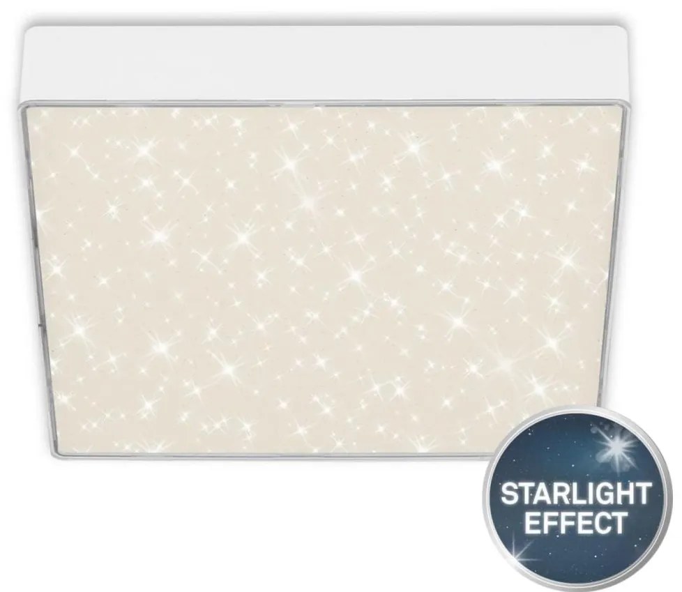 Briloner 7077-416 - LED Stropné svietidlo STAR SKY LED/16W/230V 21x21 cm biela