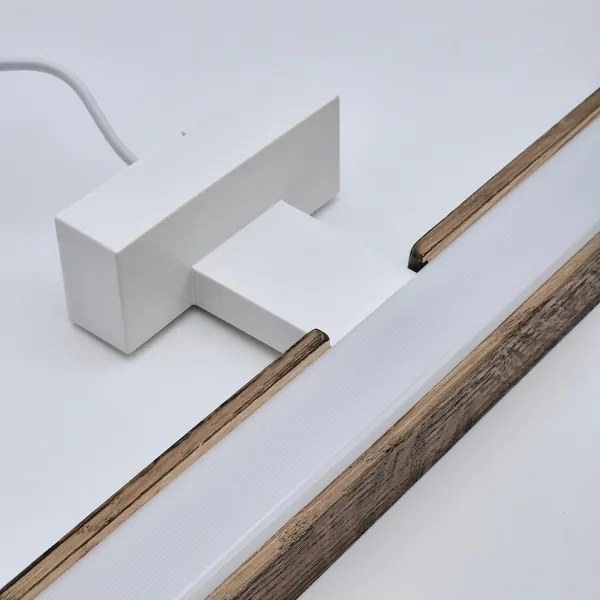 Brilagi-LED Kúpeľňové osvetlenie zrkadla WOODY MIRROR LED/15W/230V IP44 dub/biela