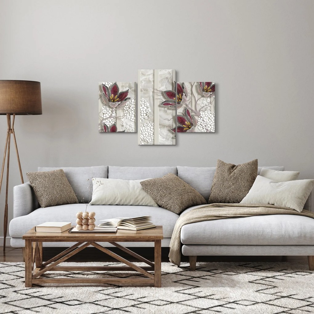 Obraz - Dekoratívne kvety (90x60 cm)