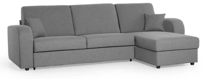 Rohová sedacia súprava na každodenné spanie LIVORNO s rozkladom, béžová (penelope 02), 140