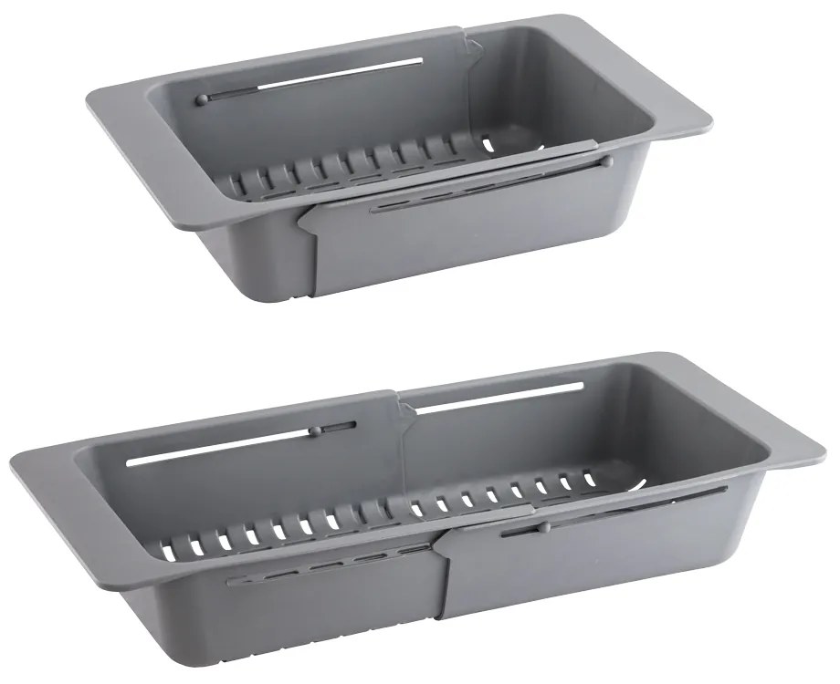 Gamma Gamma, teleskopický košík do drezu, šedá, GMA-KOP-G