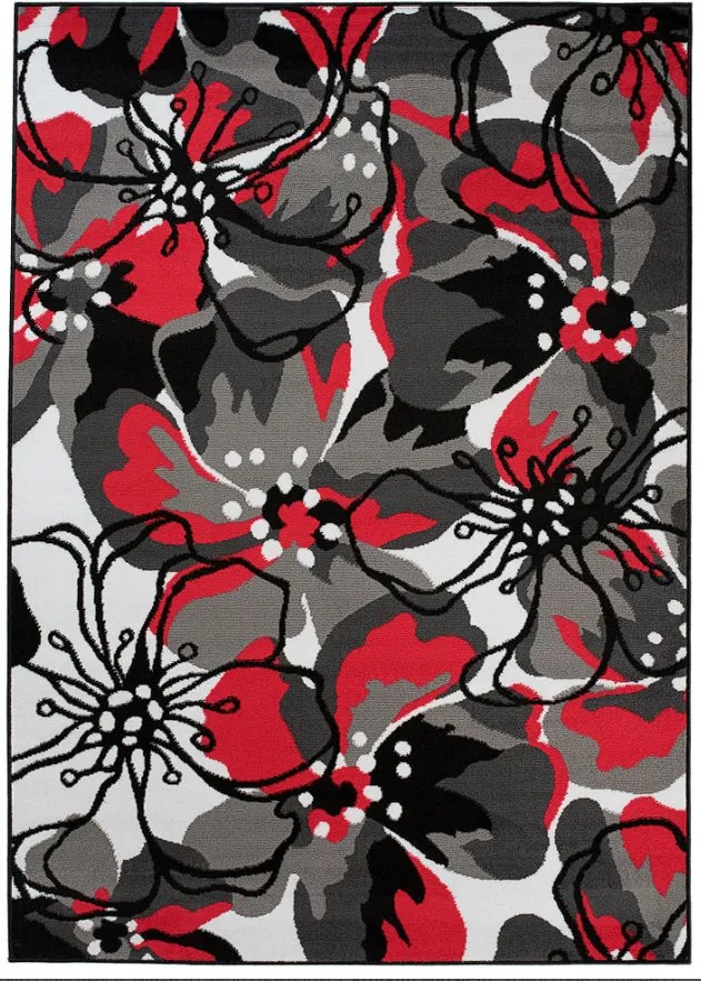 TA Koberec Z907E BLACK MAYA PP ESM Čierny Obdĺžnikový Rozmer: 180x250 cm