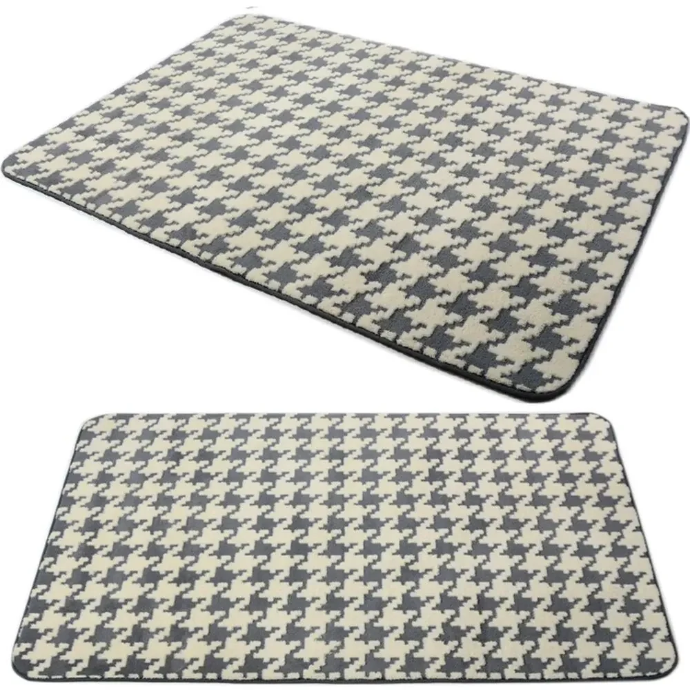 Tutumi Clover, plyšový koberec 120x170 cm, šedá, SHG-04014